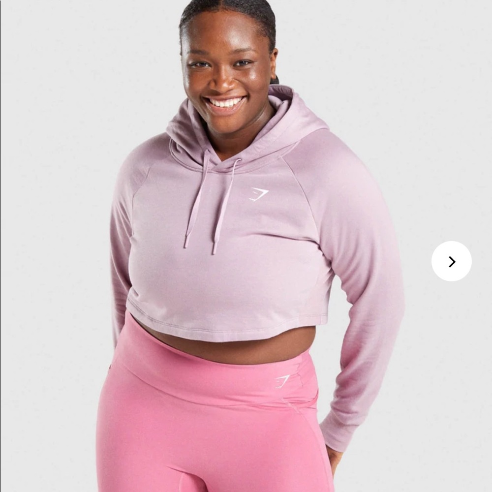 NWOT Gymshark Womens Training Cropped Hoodie